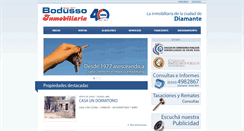 Desktop Screenshot of bodussoinmobiliaria.com